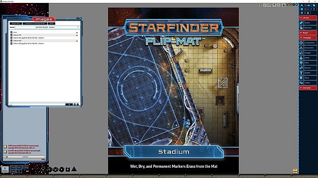 Fantasy Grounds - Starfinder RPG - FlipMat - Stadium