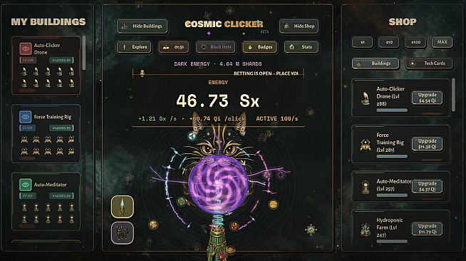 Cosmic Clicker