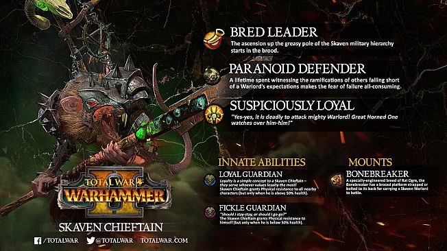 Total War: WARHAMMER II - Skaven Chieftain