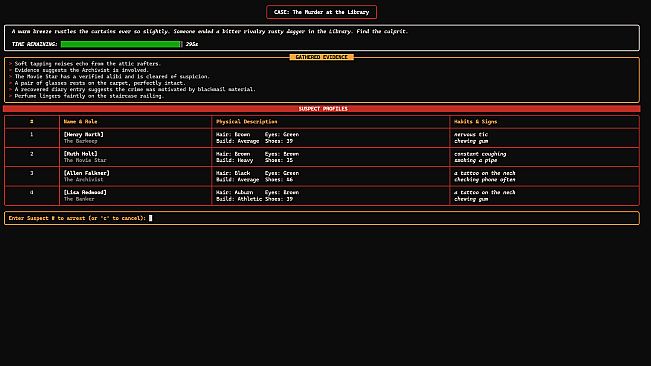 Micro Mystery Investigator: Noir Edition