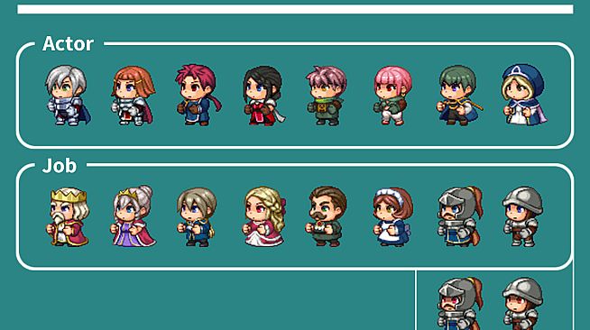 RPG Maker MV - REFMAP Fantasy Character Pack 2