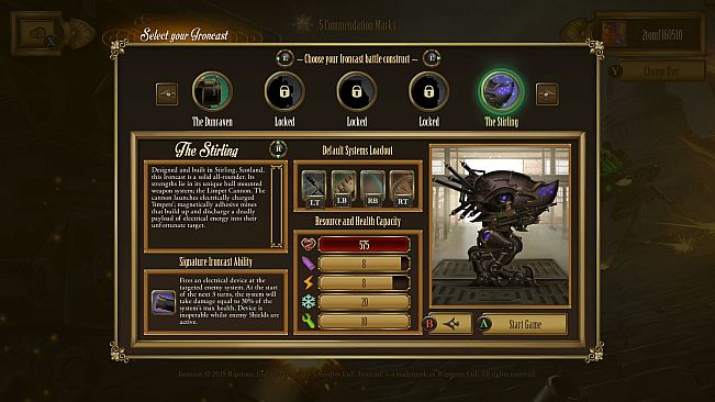 Ironcast Commander Pack