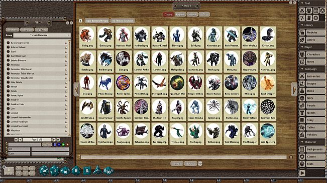Fantasy Grounds - Esper Genesis 5E Threats Database