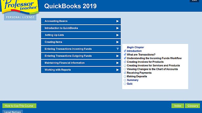 Professor Teaches QuickBooks 2019