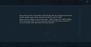 Tyrano Studio - System UI Skin Plugin #2