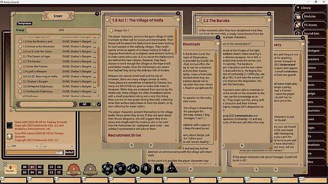 Fantasy Grounds - Dune: Shaitan's Bargain