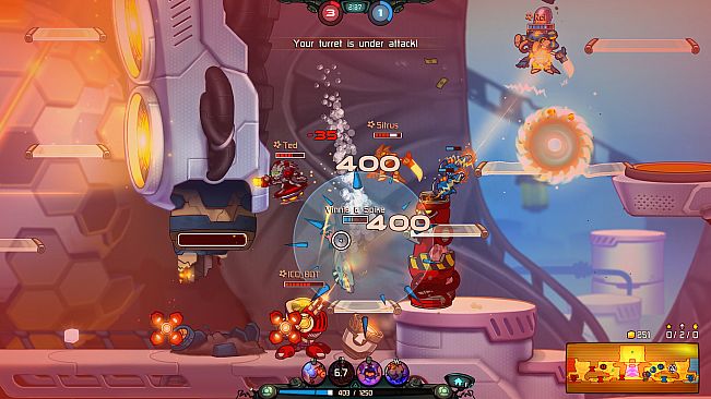 Vinnie and Spike - Awesomenauts Character