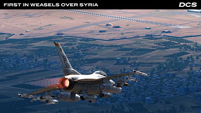 DCS: F-16C First in Weasels Over Syria Campaign by Ground Pounder Sims