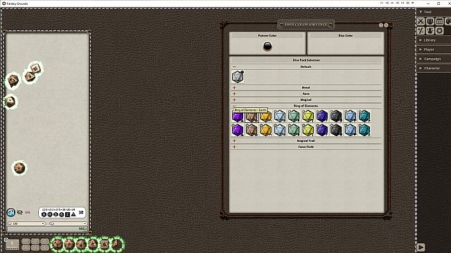 Fantasy Grounds - Ring of Elements Dice Pack