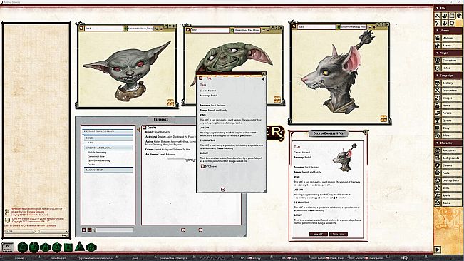 Fantasy Grounds - Pathfinder 2 RPG - Deck of Endless NPCs