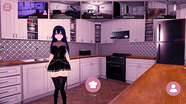 My Goth Roommate
