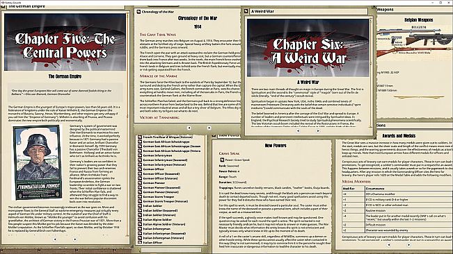 Fantasy Grounds - Weird War I Player's Guide