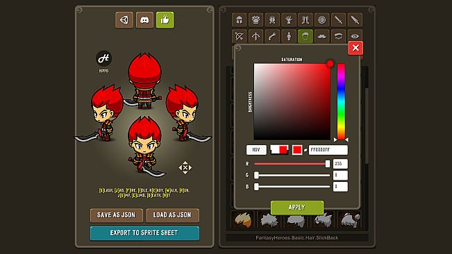 Fantasy Heroes 4D / Character Maker