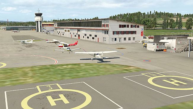 X-Plane 11 - Add-on: FlyLogic - Airport Bern-Belp