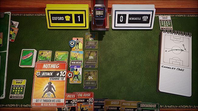 NUTMEG! A Nostalgic Deckbuilding Football Manager