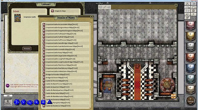 Fantasy Grounds - Maps: Graystone Castle