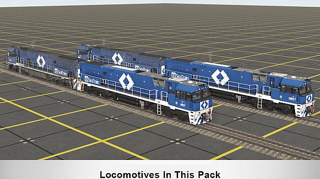 Trainz 2019 DLC - NR Class Locomotive - SeaTrain Pack