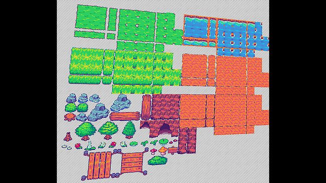 RPG Maker MV - TinyRPG - Green Wilderness Tileset
