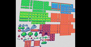 RPG Maker MZ - TinyRPG - Green Wilderness Tileset