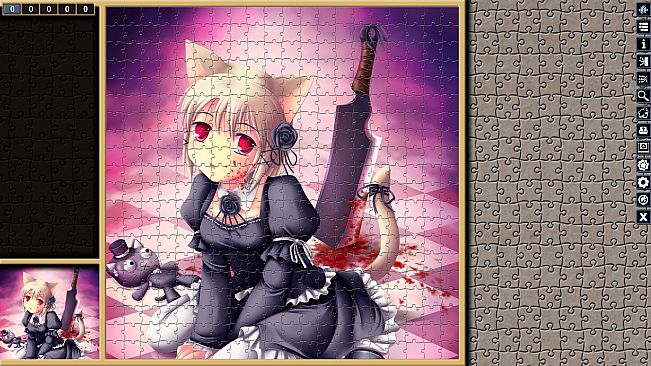Pixel Puzzles Illustrations & Anime - Jigsaw Pack: Neko