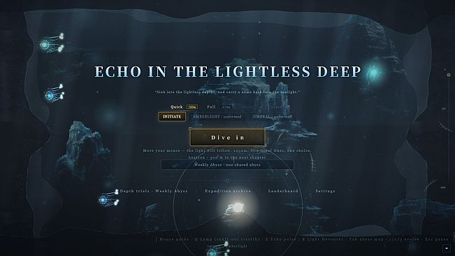 Echo in the Lightless Deep