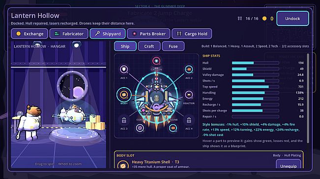 Captain Capy - Roguelike Space Crafter