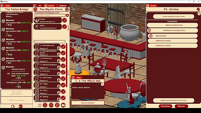 RPG Plus - Virtual Tabletop