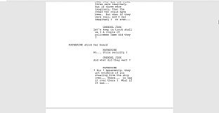 Welcome To... Chichester 1/Redux : Katherine's Game Script
