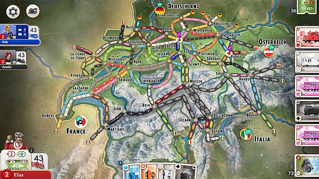 Ticket to Ride - Switzerland Expansion