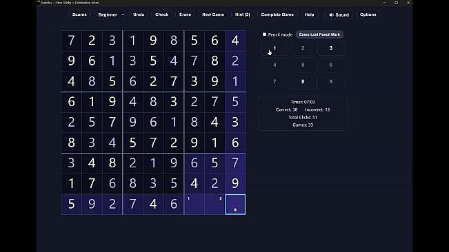 Sudoku Challenge Pro