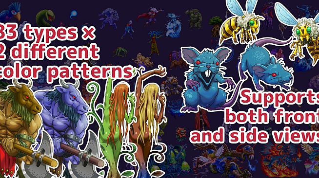 RPG Maker MZ - MARUMUGI Monster Pack