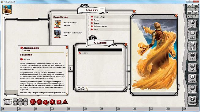 Fantasy Grounds - D&D Sorcerer Class Pack