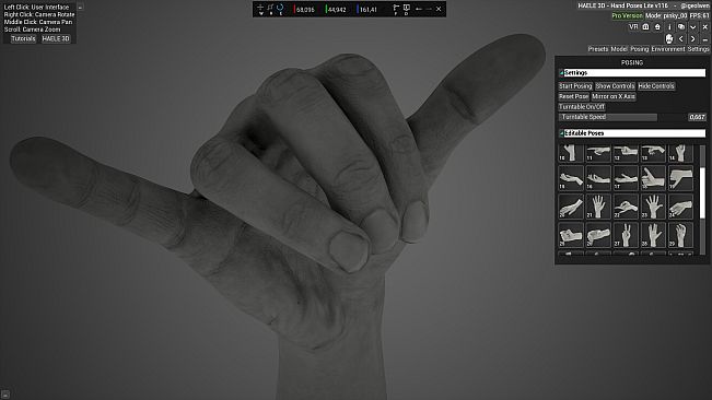 HAELE 3D - Hand Poses Lite - Drawing References
