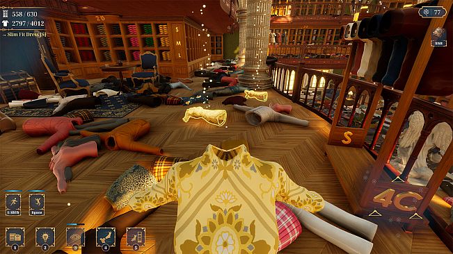 Silk Collector: Tidy Up the Clothing Store!