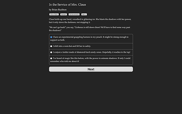 In the Service of Mrs. Claus