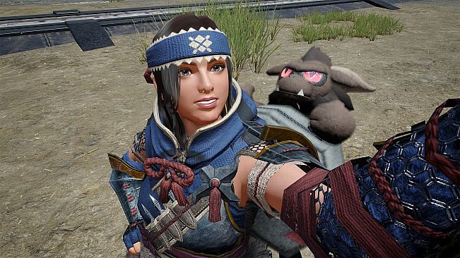 Monster Hunter Rise - "Stuffed Rajang" Hunter layered weapon (Bow)