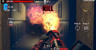 Zombie Hunter: D-Day - SS-ranked Weapon "FLAMETHROWER"