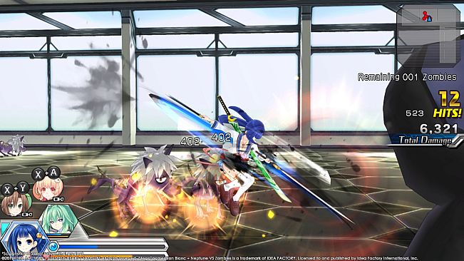 MegaTagmension Blanc + Neptune VS Zombies (Neptunia)