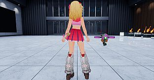 "Cheerleader" Costume in 2 Color Varieties