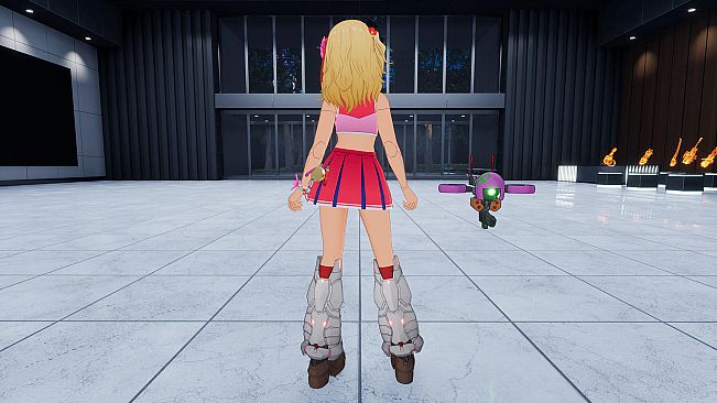 "Cheerleader" Costume in 2 Color Varieties