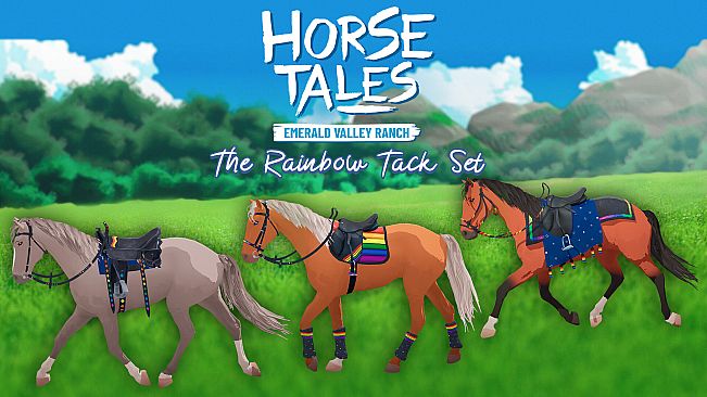 The Rainbow Tack Set - Horse Tales: Emerald Valley Ranch