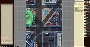 Fantasy Grounds - Starfinder RPG - Starfinder Flip-Mat - Metropolis