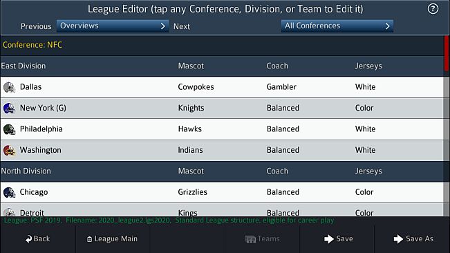 Pro Strategy Football 2020