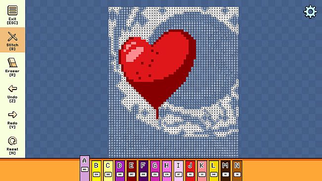 Pixel Cross Stitch - Valentine's Day Pack