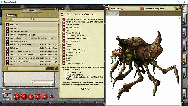Fantasy Grounds - Mythic Monsters #26: Bugs (PFRPG)