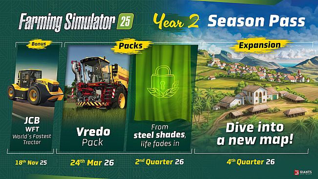 Farming Simulator 25: Year 2 Season Pass