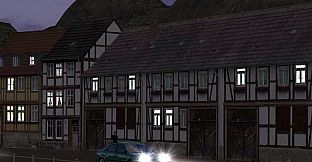 Modellset 1 - Bahnhof, Häuser, Scheunen