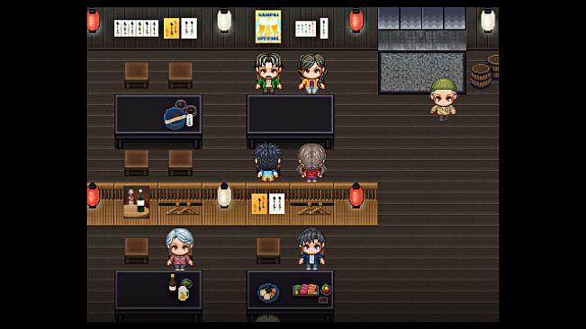 RPG Maker MV - SERIALGAMES LivingGoodCity TILESET Japanese Restaurant SET