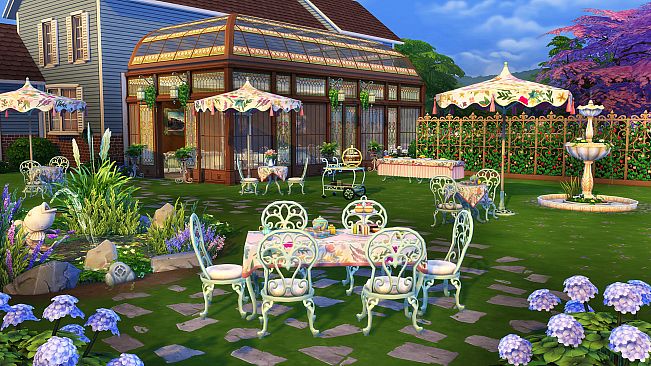 The Sims 4 Tea Time Solarium Kit