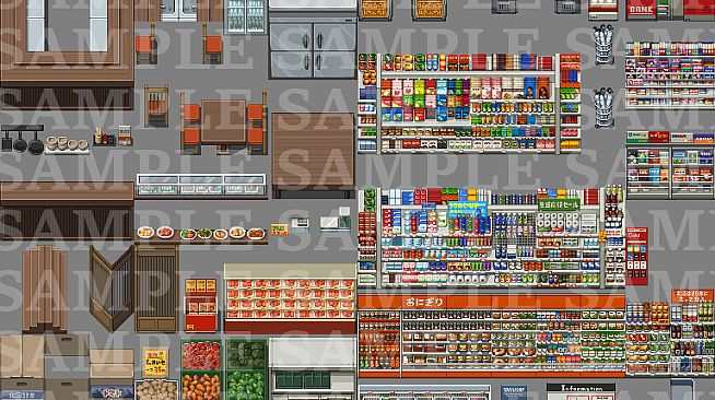 RPG Maker MZ - DorapixelMapChips - Modern JP Interiors